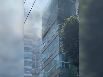 Incêndio atinge apartamento e causa explosão em Jardim Camburi, Vitória