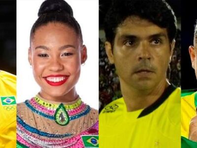 Esquiva Falcão, Geovanna Santos, Pierre e Richarlison entram na calçada da fama do ES