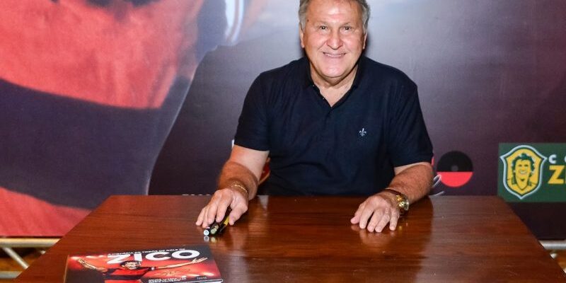 Cariacica vai receber Zico para uma noite de autógrafos do livro “A História de todos os gols de Zico”