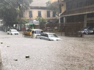 Temporal provoca fechamento da Avenida Niemeyer, na zona sul do Rio