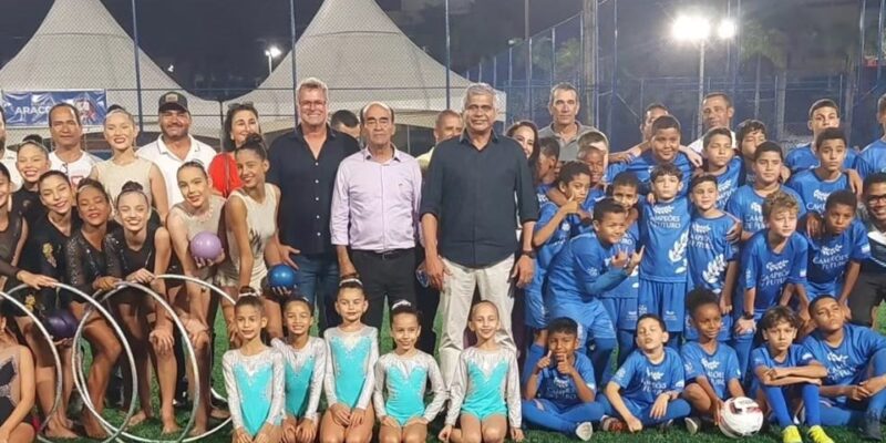 Governo do Estado inaugura revitalizações de campos Bom de Bola em Aracruz
