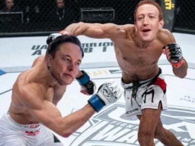 Musk chama Zuckerberg para “luta” e sugere octógono do UFC como ringue