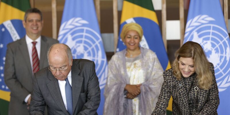Brasil assina Parceria com a ONU para Desenvolvimento Sustentável Documento orienta