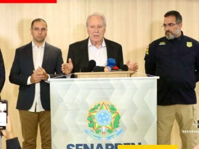 Em Mossoró (RN), ministro Lewandowski diz que todos os esforços estão concentrados na recaptura de fugitivos de penitenciária federal