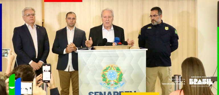 Em Mossoró (RN), ministro Lewandowski diz que todos os esforços estão concentrados na recaptura de fugitivos de penitenciária federal