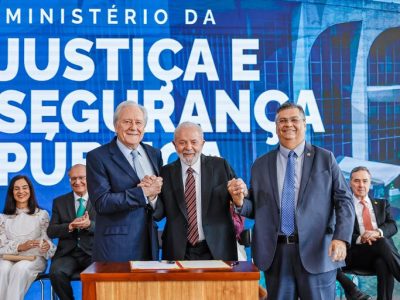 “Queremos construir parcerias para combater o crime organizado”, diz Lula na posse do ministro Lewandowski
