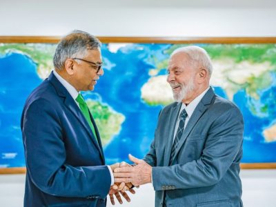 Presidente Lula recebe executivo do grupo indiano Tata Sons