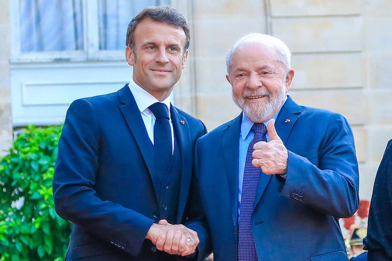 Presidente Lula recebe o presidente da França, Emmanuel Macron