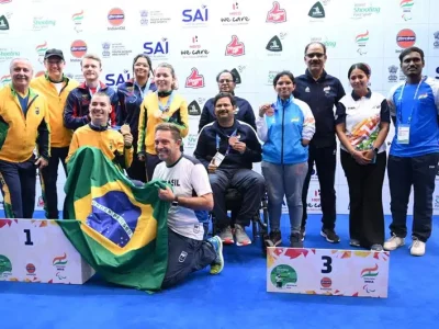 Capixaba conquista três medalhas com a seleção brasileira na Copa do Mundo de Tiro Esportivo Paralímpico