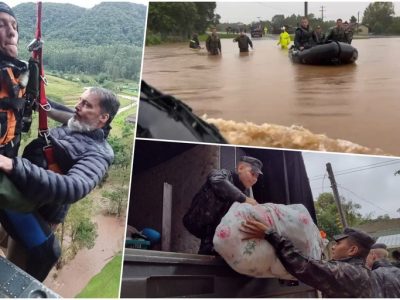 Presidente desembarca em Santa Maria para reforçar apoio federal ao Rio Grande do Sul