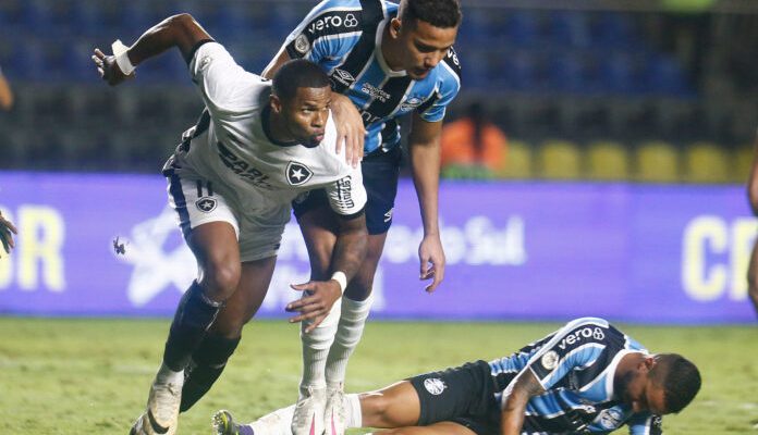 Em Cariacica, Botafogo bate Grêmio e assume a ponta da tabela