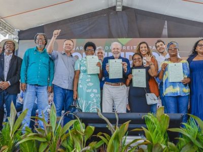 “Quero acabar com a invisibilidade do povo negro desse país”, diz Lula durante entrega de 120 mil hectares a quilombolas de nove estados