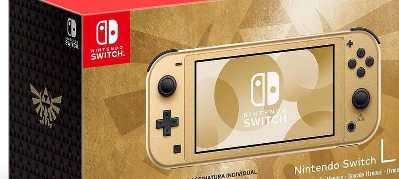 Pré-venda do Nintendo Switch Lite Hyrule Edition no Brasil com Benefício Exclusivo