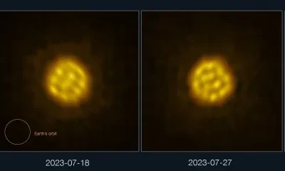 Vídeo captura bolhas na superfície de estrela a 180 anos-luz da Terra