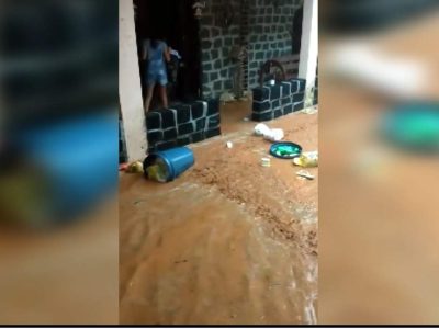 VÍDEO | Chuvas deixam grupo de amigos ilhados em Viana; imagens mostram desespero