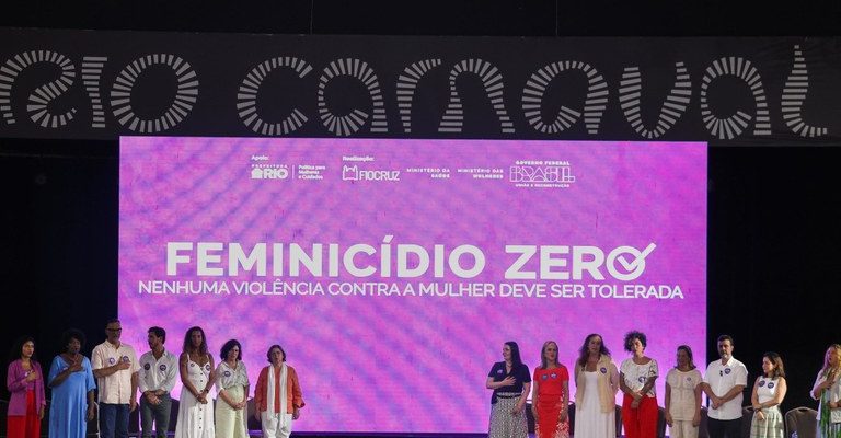 Feminicídio Zero: Carnaval do Rio será palco de mobilização nacional