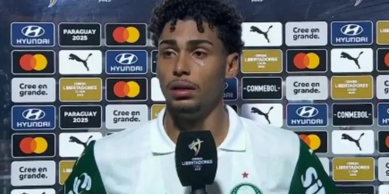 Luighi, do Palmeiras, é vítima de racismo, chora e cobra Conmebol: “Não fará nada?”