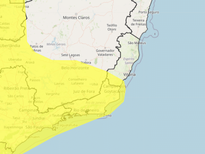 Alerta de chuvas intensas e ventos fortes para o ES; veja onde pode chover Alerta de chuvas intensas e ventos fortes para o ES; veja onde pode chover