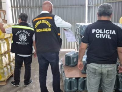 Fábricas de produtos de limpeza são interditadas por fraude no ES