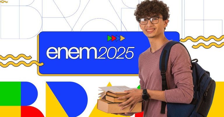 Inscrições para o Enem 2025 vão até 6 de junho