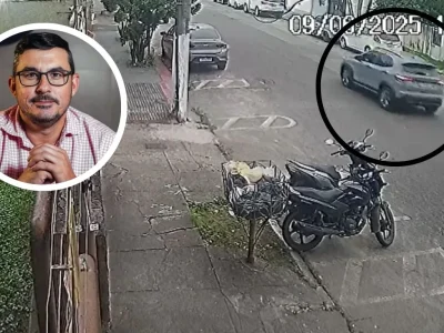 Câmeras mostram fuga de atirador que matou empresário na Praia da Costa