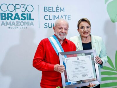 Lula tem encontro bilateral com a presidenta de Honduras, Xiomara Castro