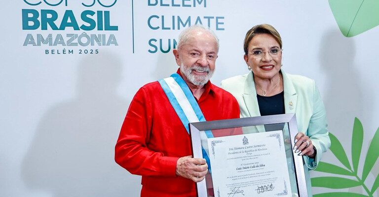 Lula tem encontro bilateral com a presidenta de Honduras, Xiomara Castro