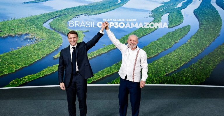 Lula tem reunião bilateral com o presidente da França, Emmanuel Macron