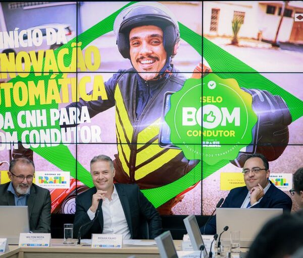 Governo do Brasil anuncia renovação automática para bom condutor valendo a partir desta sexta (9)