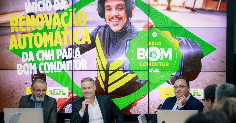 Governo do Brasil anuncia renovação automática para bom condutor valendo a partir desta sexta (9)