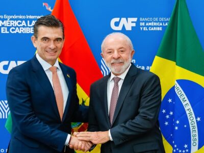 Reunião bilateral entre o presidente Lula e o presidente da Bolívia, Rodrigo Paz