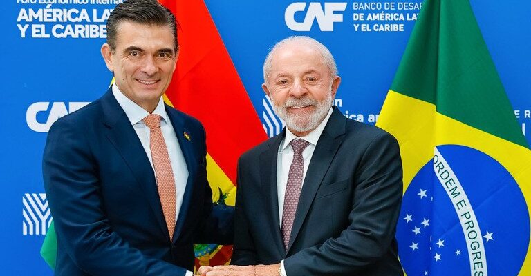 Reunião bilateral entre o presidente Lula e o presidente da Bolívia, Rodrigo Paz