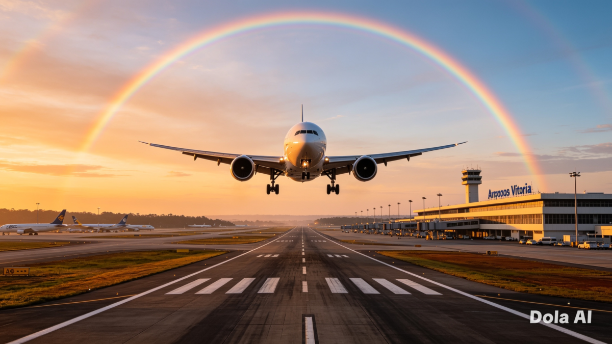 FEITO HISTÓRICO: AEROPORTO DE VITÓRIA RECEBE SEU PRIMEIRO VOO INTERCONTINENTAL FEITO HISTÓRICO: AEROPORTO DE VITÓRIA RECEBE SEU PRIMEIRO VOO INTERCONTINENTAL