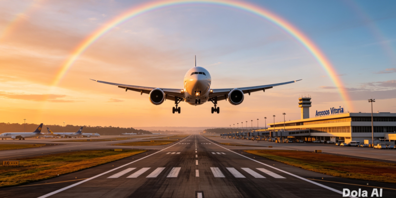 FEITO HISTÓRICO: AEROPORTO DE VITÓRIA RECEBE SEU PRIMEIRO VOO INTERCONTINENTAL FEITO HISTÓRICO: AEROPORTO DE VITÓRIA RECEBE SEU PRIMEIRO VOO INTERCONTINENTAL