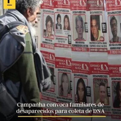 Famílias de pessoas desaparecidas: coleta gratuita de DNA em 342 postos do país Famílias de pessoas desaparecidas: coleta gratuita de DNA em 342 postos do país